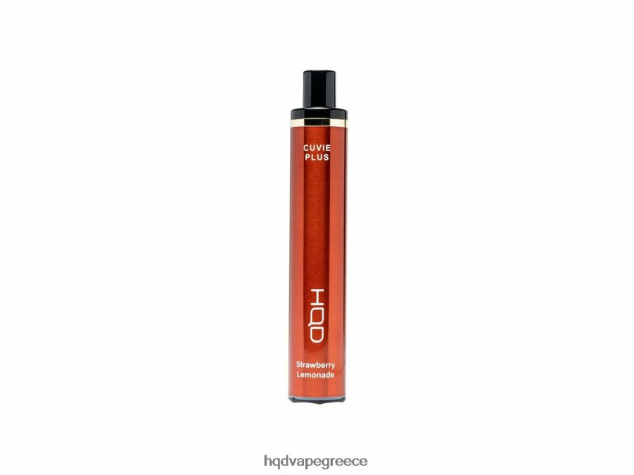 2RH462257 HQD CUVIE PLUS ατμός μιας χρήσης λεμονάδα φράουλα - HQD Vapes Online